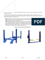 Vehicle Lift Method of Statement Rev. 1