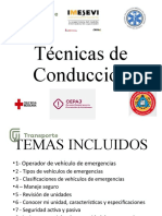 Tècnicas de Conducción.