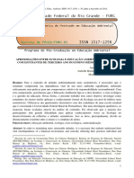 Aproximações Entre Ecologia e Educação Ambiental Um Estudo Com Estudantes de Terceiro Ano Do Ensino Médio em Recife - PE.