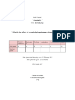 Lab Report Osmolarity