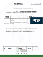 Acta de Recomendación de Compra Directa Administración Pública