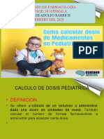 Calculo de Dosis de Medicamentos