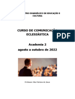 Curso de Comunicação Eclesiástica - Academia 2 - Completa