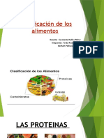 Clasificación de Los Alimentos