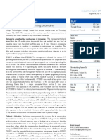 Infosys Technologies: Cautious in The Realm of Rising Uncertainty