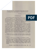 O Entraves Burocratico-Político À Pesquisa Científica e Tecnológica