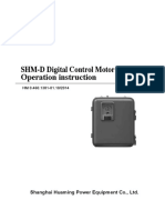 SHM-D MDU Operation Instruction