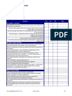 Checklist Design Review