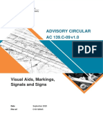 Advisory Circular 139 C 09 Visual Aids Markings Signals Signs