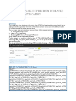 Identifying Value of Dbi Item in Oracle HCM Cloud Application