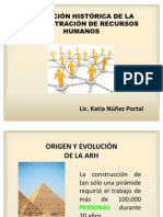 Evolución Histórica de La Administración de Recursos Humanos (Semana 1)