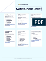 Seo Audit Cheat Sheet