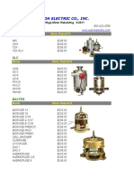 Centrifuge Motor Rebuilding Catalog 2011