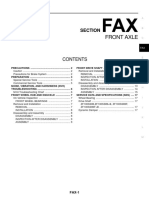 Front Axle: Section