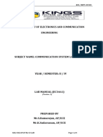 Communication Lab Course Plan Ec8561