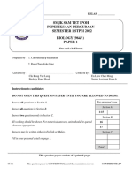 Biology Sem 1 Exam Papersq