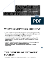 The Genesis of Network Society Reporting