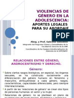 Violencia de Género en La Adolescencia Aportes Jurídicos para Su Abordaje