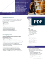 Prosci CM Certification Program Datasheet