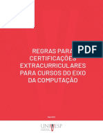 Regras - Certificacoes Extracurriculares - Eixo Da Computacao