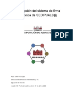 Descripcion Del Sistema de Firma Electronica de SEDIPUALB@ v1.0