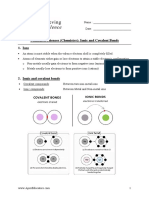 Topic 4 Structure and Properties of Materials, Ionic Bonding, Covalent Bonding