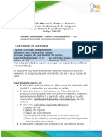 Guia de Actividades y Rúbrica de Evaluación - Unidad 1 - Paso 1 - Reconocimiento Del Ciclo Productivo Porcino