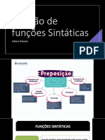 Revisão de Funções Sintáticas - MAPAS MENTAIS