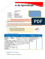 D1 A1 SESIÓN Patrones Numericos