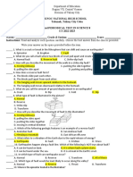 2nd Quarter Exam (Science)