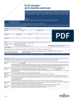 COVID 19 Consent Form