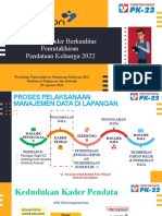 Manajemen Data Pemutakhiran - Kader