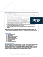 Writing Arguments: Key Learning Objective