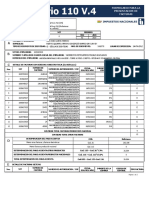 Formulario 110 V.4: Formulario para La Presentacion de Facturas