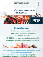  Requerimientos y Recomendaciones Nutricionales