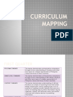 Curriculum Mapping