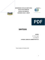 Sintesis Derecho Administrativo Yixon