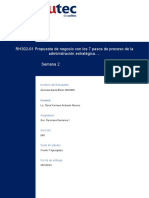 RH302-01 Propuesta de Negocio Con Los 7 Pasos de Proceso de La Administración Estratégica...