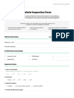 Vehicle Inspection Form