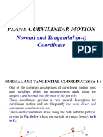 Kinematics of Particle - N-T, R-Theta - Class