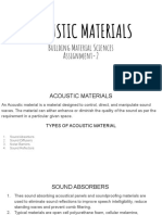 Acoustic Materials