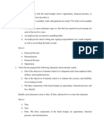 Exercise Chapter 7 Accounting Fraud and Internal Control