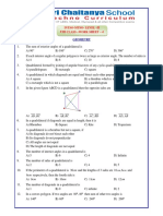 Geometry - Intso - Mtso - Viii Class - WS-4