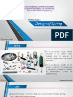 Machine Design 1 - Spring Design