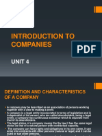 Companies Notes