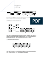 Sample Abstract Reasoning Questions