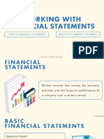 III.1 Types of Financial Statements