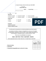 Inventario de Sintomas de Derogatis SCL-90 (Solo)