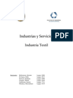 Tecnología de La Industria Textil - Informe