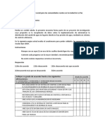 Encuesta Sobre Bien Estar Social para Las Comunidades Rurales en La Ciudad de La Paz